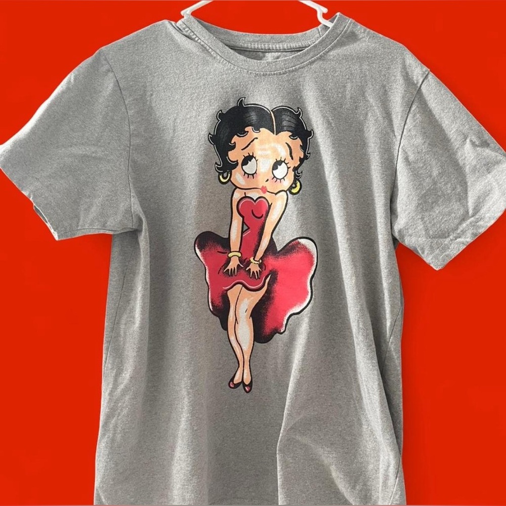 Betty Boop Classic Gray T-Shirt